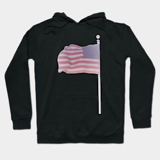 American Flag Aglow Hoodie